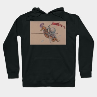 Octopus Knight with Seahorse Steed Hoodie